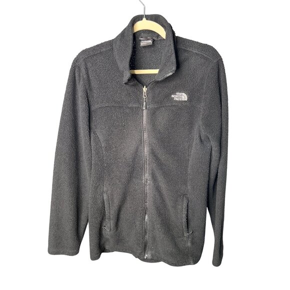 The North Face Womens Black Full Zip Fleece Jacket L Warm Outerwear - Picture 2 of 8